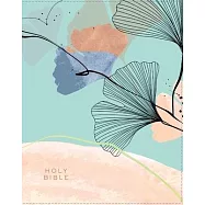 Niv, Journal the Word Bible (Perfect for Note-Taking), Leathersoft, Teal/Floral, Red Letter, Comfort Print: Reflect, Take Notes, or Create Art Next to