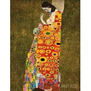 Gustav Klimt Weekly Planner 2025: Hope II Artistic Art Nouveau Daily Scheduler With January-December Year Calendar (12