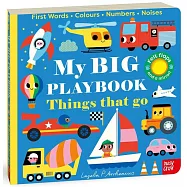 觸摸翻翻硬頁書My BIG Playbook: Things That Go(附鏡子+音檔)