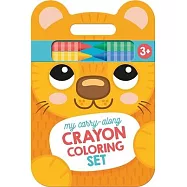My Carry-Along Crayon Coloring Set: Cat & Friends (Ages 3+)