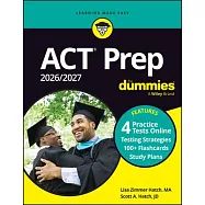 ACT Prep 2026/2027 for Dummies: Book + 4 Practicetests & 100+ Flashcards Online