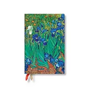 Paperblanks 2026 Van Gogh’s Irises Van Gogh’s Irises 12-Month Planner Mini Horizontal Elastic Band 160 Pg 100 GSM