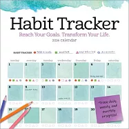 Habit Tracker Wall Calendar 2026: Reach Your Goals--Transform Your Life