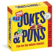 290 Bad Jokes & 75 Punderful Puns Page-A-Day(r) Calendar 2026: For the Whole Family!