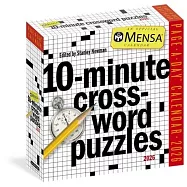 Mensa 10-Minute Crossword Puzzles Page-A-Day(r) Calendar 2026