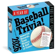 Year of Baseball Trivia Page-A-Day(r) Calendar 2026: Immortal Records, Team History & Hall of Famers