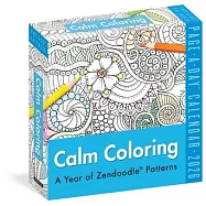 Calm Coloring Page-A-Day(r) Calendar 2026: A Year of Zendoodle(r) Patterns