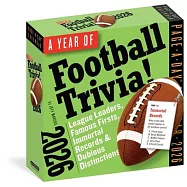 Year of Football Trivia! Page-A-Day(r) Calendar 2026: League Leaders, Famous Firsts, Immortal Records & Dubious