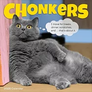 Chonkers Wall Calendar 2026: A Year of Cats Large and in Charge