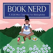 Book Nerd Mini Wall Calendar 2026