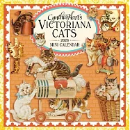 Cynthia Hart’s Victoriana Cats Mini Wall Calendar 2026
