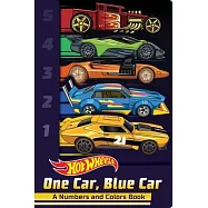 Hot Wheels: One Car, Blue Car: A Numbers and Colors Book (a Mattel Hot Wheels Shaped Novelty Board Book for Toddlers)