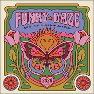 Kira Cyan 2026 Wall Calendar: Funky Daze Art & Inspirations