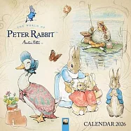 The World of Peter Rabbit Wall Calendar 2026 (Art Calendar)
