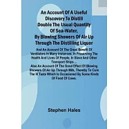An account of a useful discovery to distill double the usual quantity of sea-water, by blowing showers of air up