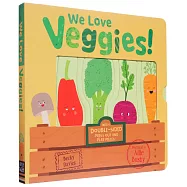 硬頁遊戲書We Love Veggies!(附雙面蔬菜紙偶)
