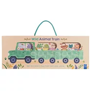 Story Animal Train: Wild animal train(3本書可拼一起，盒裝)
