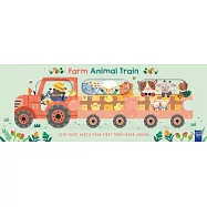 Story Animal Train: Farm animal train: Story Animal Title(3本書可拼一起，盒裝)