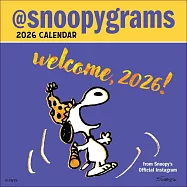 Peanuts(r) @Snoopygrams 2026 Mini Wall Calendar