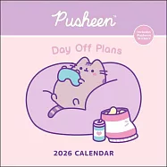 Pusheen 2026 Wall Calendar: Day Off Plans