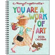 Mary Engelbreit’s You Are a Work of Art 2026 Monthly/Weekly Planner Calendar