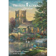 Thomas Kinkade Studios 2026 Monthly Pocket Planner Calendar with Scripture