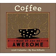 Coffee 2026 Deluxe Wall Calendar