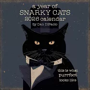 A Year of Snarky Cats 2026 Wall Calendar