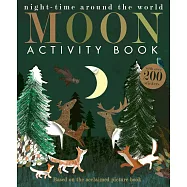夜晚的大自然貼紙遊戲書(超過200張絕美貼紙)Moon: Activity Book