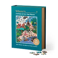 Where’s ________? Curious and Far Out Places 500 Piece Search and Find Puzzle