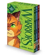 《貓戰士》首部曲全彩漫畫#1-3套書Warriors Graphic Novel: The Prophecies Begin #1-#3