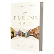 Niv, Timeline Bible, Hardcover, Red Letter, Comfort Print: A Chronological Study Through Scripture