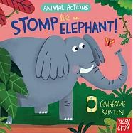 附音檔機關書Animal Actions: Stomp Like an Elephant