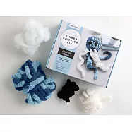 Super Simple Finger Knitting Kit Jiggle the Jellyfish: Everything You Need Is Included: Chunky Yarn, Fiberfill