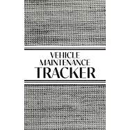 Vehicle Maintenance Tracker (Textured Paper Charcoal) Hardcover: 6"x9" Hardcover 4 Car Maintenance Tracker with 30