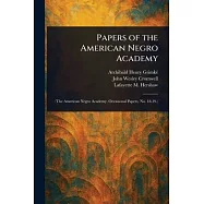 Papers of the American Negro Academy
