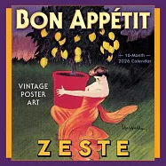 2026 Bon App&eacute;tit: Vintage Food Posters Wall Calendar
