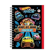 Hot Wheels Let’s Race: Ready, Set, Draw - Scratch Art