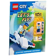 樂高城市活動本 (附機長人偶 + 28塊飛機積木) LEGO City: Let’s Fly! (Activity Book with Minifigure)