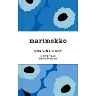 Marimekko One Line a Day (Blue Unikko): A Five-Year Memory Book