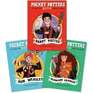 哈利波特魔法口袋書：哈利+榮恩+妙麗系列套書三冊【全彩插圖珍藏】(英國版)