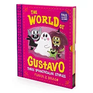 附貼紙三合一繪本盒裝套書The World of Gustavo: Three Spooktacular Stories