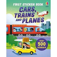貼紙書：交通工具大集合(超過500張貼紙)First Sticker Book Cars, Trains and Planes