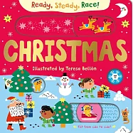 聖誕節互動遊戲硬頁書(手指滑滑+搖搖機關)Ready, Steady, Race! Christmas