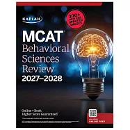 MCAT Behavioral Sciences Review 2027-2028: Online + Book