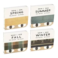 繪本大師雍‧卡拉森創作《四季》套書Now I See Spring + Now I See Summer + Now I See Fall + Now I See Winter