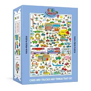 Richard Scarry&rsquo;s Cars and Trucks and Things That Go: 1000-Piece Puzzle