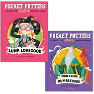 哈利波特魔法口袋書：露娜+鄧不利多系列套書二冊【全彩插圖珍藏】(英國版)