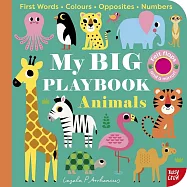 觸摸翻翻硬頁書My Big Playbook: Animals(附鏡子+音檔)