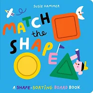 形狀配對硬頁遊戲書Match the Shape